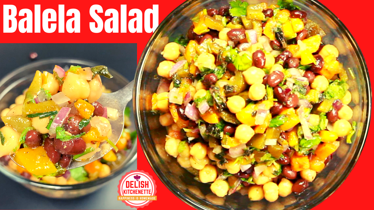 Balela Salad | High Protein Salad Weight Loss | प्रोटीन सलाद